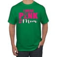 thumbnail image 1 of I Wear Pink for My Mom Survivor Awareness Men's Graphic T-Shirt, Kelly, 5XL, 1 of 3