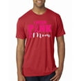thumbnail image 1 of I Wear Pink for My Mom Survivor Awareness Mens Premium Tri Blend T-Shirt, Vintage Red, Small, 1 of 3