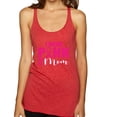 thumbnail image 1 of I Wear Pink for My Mom Survivor Awareness Tri-Blend Racerback Tank Top, Vintage Red, Small, 1 of 3