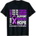 thumbnail image 1 of I Wear Purple Alzheimer's Awareness Dementia Disease T-Shirt, 1 of 4