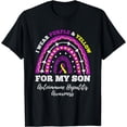 thumbnail image 1 of I Wear Purple And Yellow For My Son Autoimmune Hepatitis T-Shirt, 1 of 4