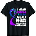 thumbnail image 1 of I Wear Purple Blue For My Mom Rheumatoid Arthritis Awareness T-Shirt, 1 of 4