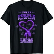 I Wear Purple For My Aunt Lupus Awareness T-Shirt