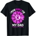 thumbnail image 1 of I Wear Purple For My Dad Alzheimer's Awareness Sunflower T-Shirt mens t shirt，black，women，funny，misfits，men，journey，t-shirt, 1 of 4