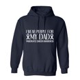 thumbnail image 1 of I Wear Purple For My Dad Pancreatic Cancer Awareness Sarcastic Humor Novelty Funny Men's Hoodies, 1 of 2