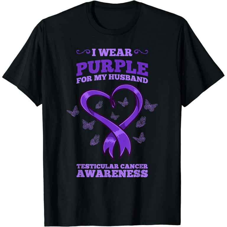 My Husband Testicular Cancer Awareness Shirt My Husband Testicular Cancer Awareness Shirt