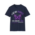 thumbnail image 1 of I Wear Purple For Someone Alzheimer's Awareness Purple Month TShirt, 1 of 4