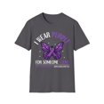 thumbnail image 1 of I Wear Purple For Someone Alzheimer's Awareness Purple Month TShirt, 1 of 4