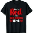 thumbnail image 1 of I Wear Red For Red Ribbon Drug Awareness Week T-Shirt, 1 of 4