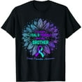 thumbnail image 1 of I Wear Teal Purple For Brother Suicide Prevention Awareness T-Shirt, 1 of 4