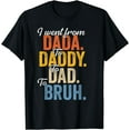 thumbnail image 1 of I Went From Dada To Daddy To Dad To Bruh Funny Father’s Day T-Shirt, 1 of 4