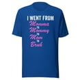 thumbnail image 1 of I Went From Momma To Mommy To Mom To Bruh Shirt, Unisex, Funny Mother’s Day Shirt, Mom Life Shirt, Funny Mom Shirt, Gifts for Mom (True Royal, 3XL), 1 of 1