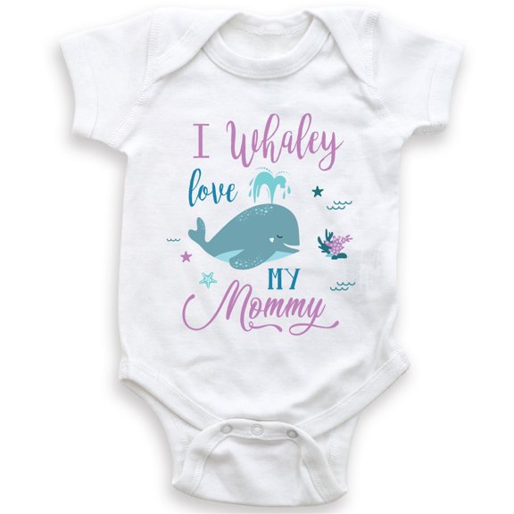 I Whaley Love My Mommy - Baby Bodysuit