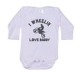 thumbnail image 1 of I Wheelie Love Daddy Baby Onesie, 1 of 1
