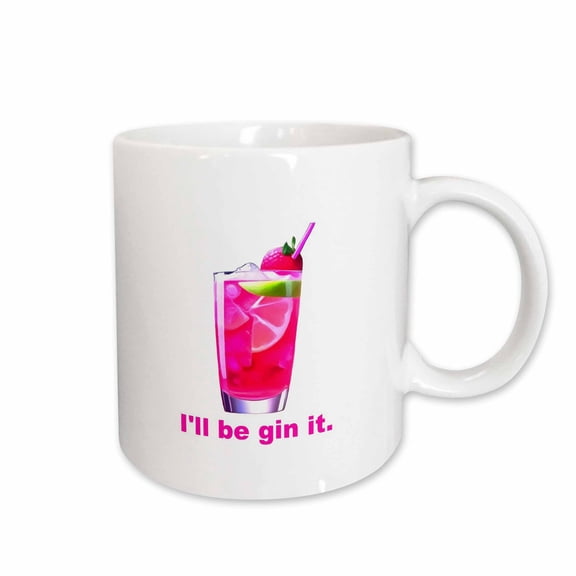 3drose, I Will Be Gin It Fun Shakespeare Quote, 15oz Mug