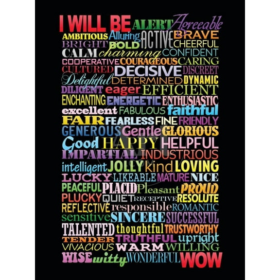 I Will Be Motivational Art Poster Print, Unframed Art Print Wall Art Sold by Art.Com