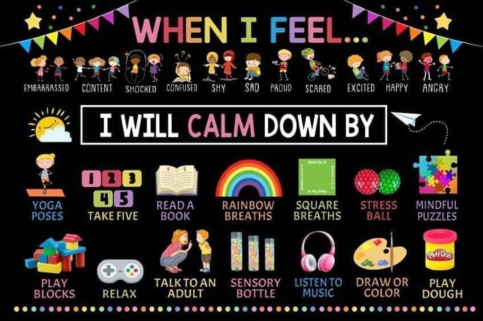 I Will Calm down Poster Classroom Decorations School Supplies ...