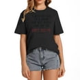 thumbnail image 1 of I Will Put You in A Trunks Women Don't Test Me Top Women's Fashionable Short Sleeve Shirt - Unique Design Graphic Tee, 1 of 3