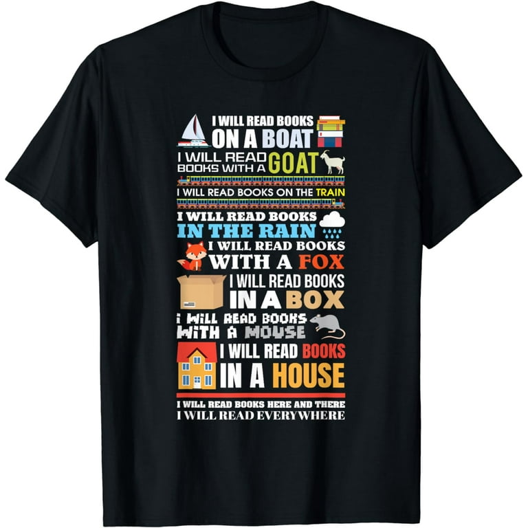 I Will Read Books On A Boat Reading T-Shirt Gift For Readers I Will Read Books On A Boat Reading T-Shirt Gift For Readers