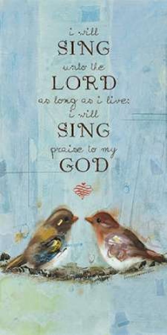 I Will Sing Canvas Art - Ninalee Irani (24 x 48)