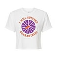 thumbnail image 1 of I Will Succeed - Juniors Cropped Cotton Blend T-Shirt, 1 of 6