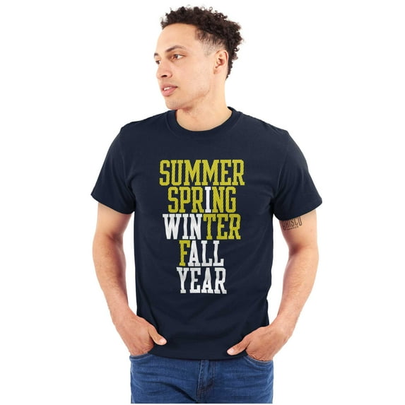 I Win All Year Sports Season Men's Graphic T Shirt Tees Brisco Brands S