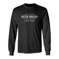 thumbnail image 1 of I Wish I Were A Nicer Person But Then I Laugh Sarcastic Novelty Gift Idea Adult Humor Funny Men's Long Sleeve Shirts, 1 of 3