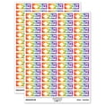 thumbnail image 1 of I Wish This Had a Name Genie Lamp Teacher Student School Sticker Set - Rainbow - Gloss Finish - 1.25" Mini, 1 of 7