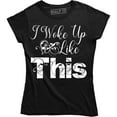 thumbnail image 1 of I Woke Up Like This Funny Hipster Music Festival Women's T-Shirt, 1 of 4