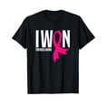 thumbnail image 1 of I Won Finished Chemo Breast Cancer Survivor T-Shirt, 1 of 5
