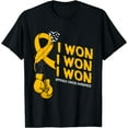 thumbnail image 1 of I Won Survivor Ambre Ribbon Appendix Cancer Awareness Month T-Shirt, 1 of 4