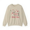 thumbnail image 1 of I Woof You Dog Lover Sweatshirt, Valentine's Day Sweatshirt, 1 of 4