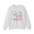 thumbnail image 1 of I Woof You Dog Lover Sweatshirt, Valentine's Day Sweatshirt, 1 of 4