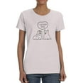 thumbnail image 1 of I Woof You T-Shirt Women -Image by Shutterstock, Female Large, 1 of 4