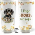 thumbnail image 1 of I Work Hard So My Dog Can Have A Better Life Dog Mom Dad 20oz Travel Coffee Mug Tumbler, Dog Gifts for Dog Lovers, Dog Paw Print Water Stainless Steel Tumbler with Lid and Straw Drinkware, 1 of 6