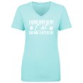 thumbnail image 1 of I Work Hard.. My Cat..Better Life Womens V-Neck T-Shirt, 1 of 3