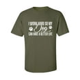 thumbnail image 1 of I Work Hard.. My Dog..Better Life Adult Short Sleeve T-shirt, 1 of 4
