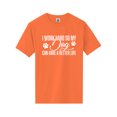 thumbnail image 1 of I Work Hard.. My Dog..Better Life Short Sleeve Neon T-Shirt, 1 of 1