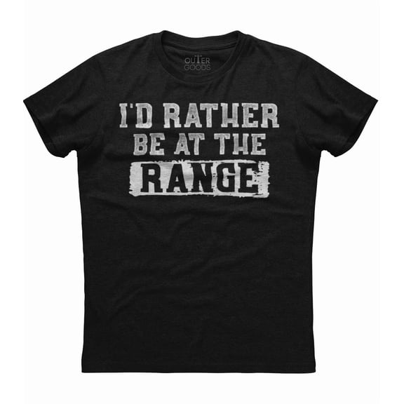 I Would Rather Be At The Firearm Target Range Enthusiast Gift Unisex T-Shirt, up to Size 5XL