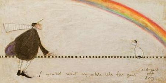 I Would Wait My Whole Life For You Canvas Art - Sam Toft (10 x 20)