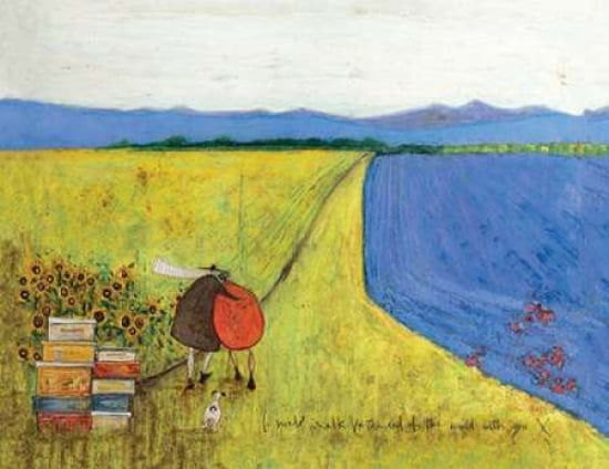 I Would Walk To The End Of The World With You Canvas Art - Sam Toft (22 x 28)
