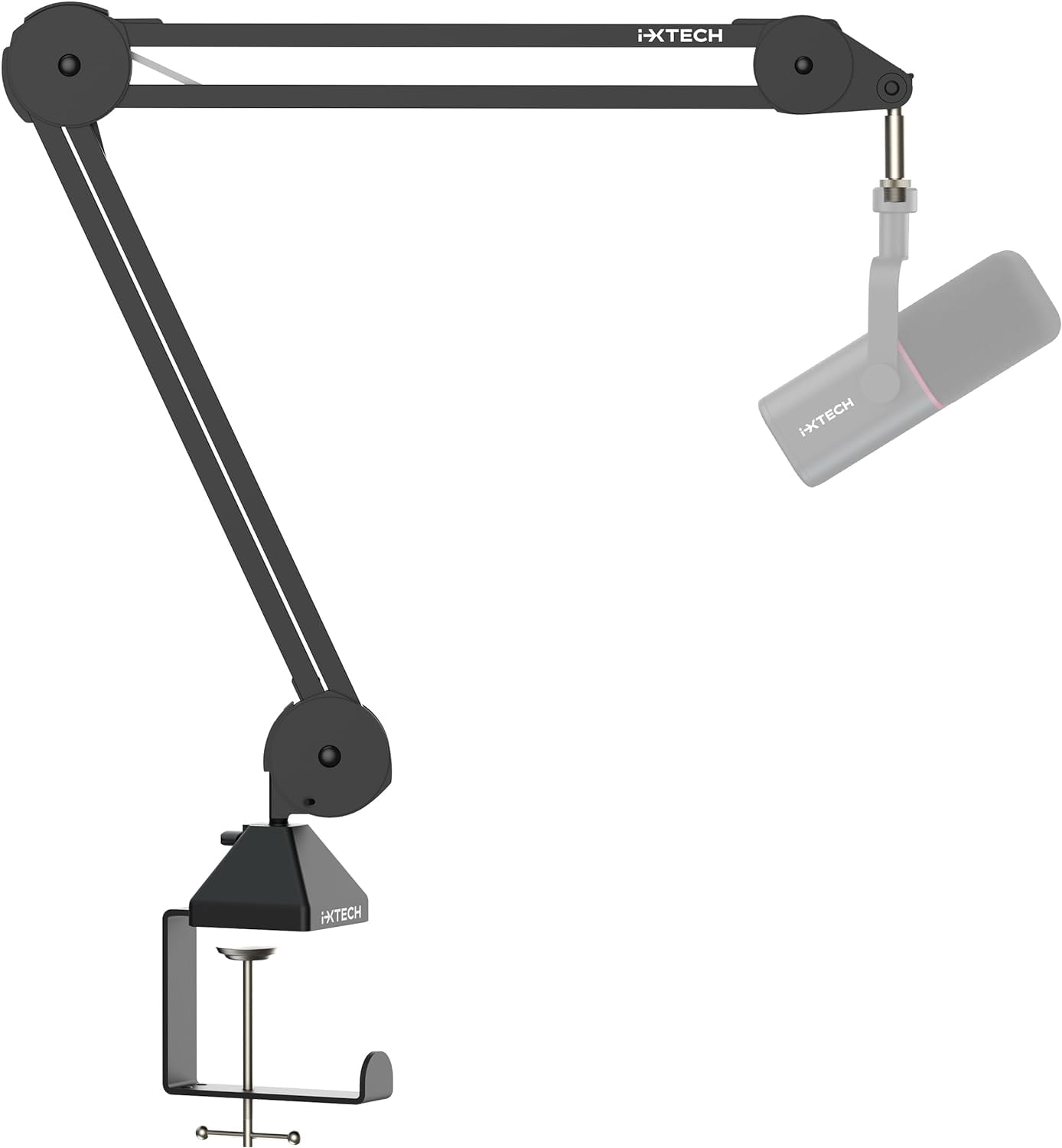I-XTECH Flexible Desk Mount Microphone Stand & Boom