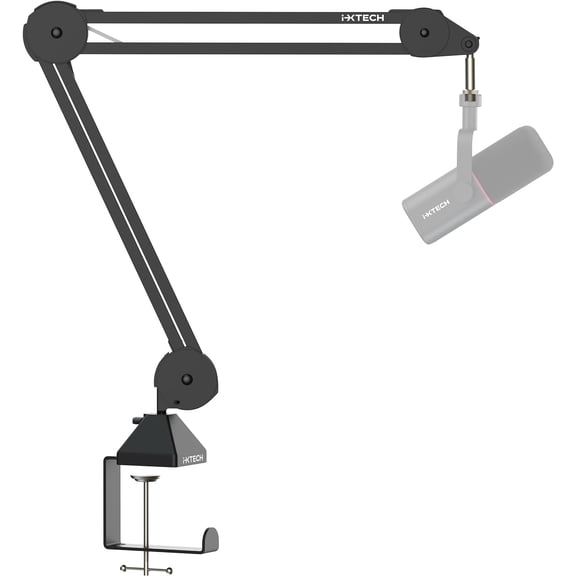 I-XTECH Flexible Desk Mount Microphone Stand & Boom
