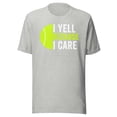 thumbnail image 1 of I Yell Because I Care, Unisex, Tennis Pride, Proud Tennis Parent, Tennis Mom, Tennis Dad, Tennis Parent Shirt, Tennis Love (Athletic Heather, 2XL), 1 of 1