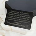 I am Always With You Angel Wings Memorial Poem Engraved Metal Wallet Card