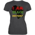 thumbnail image 1 of I am Black History Africa Distressed Juniors Soft T Shirt Multi LG, 1 of 1
