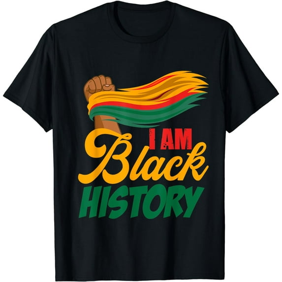 I am Black History African Colors Black History Month T-Shirt