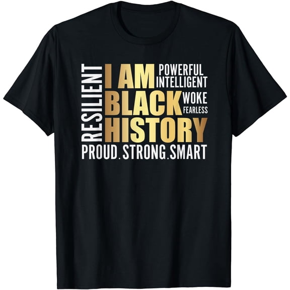 I am Black History Melanin Diversity T-Shirt