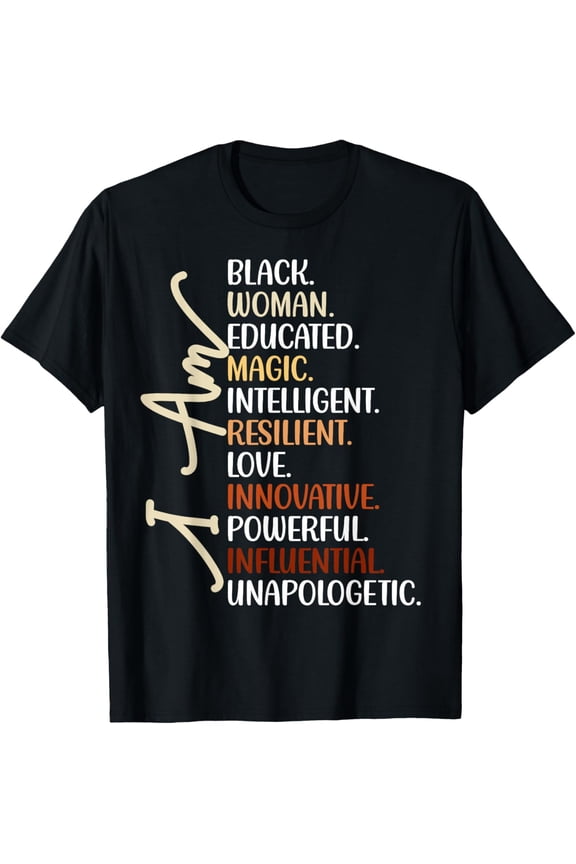 I am Black History Month Men Woman Black History Month T-Shirt