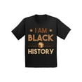 thumbnail image 1 of I am Black History Youth Shirt for Girls Boys Black Pride Tee Age 4 to 18 Teens Black History Month Gifts for Kids, 1 of 3